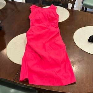 Nicole miller size 6 hot pink dress